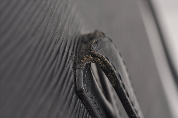 Auth Louis Vuitton Epi Saint Jacques Shopping Shoulder Bag Black M52262 LV 2288J