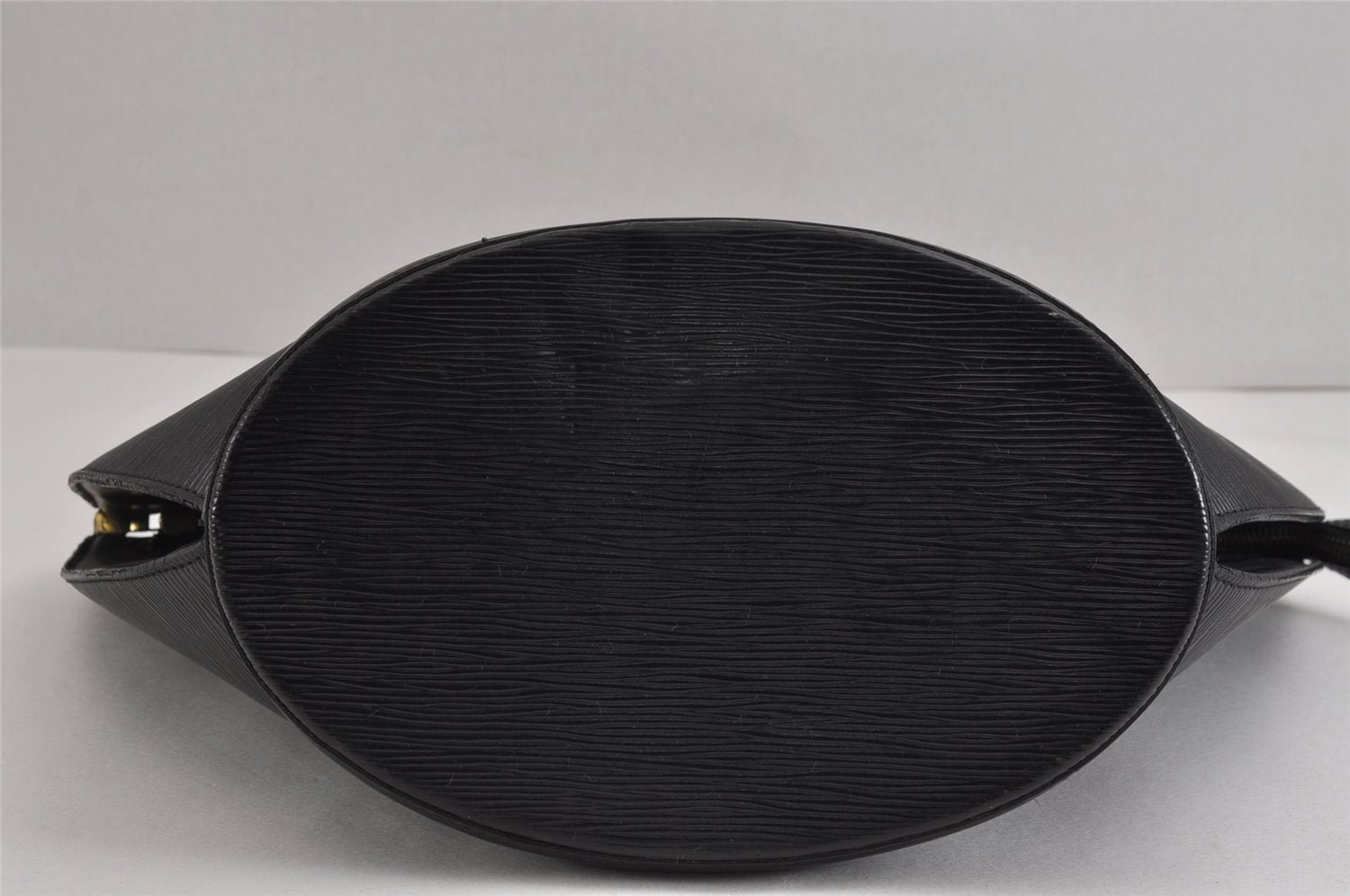 Auth Louis Vuitton Epi Saint Jacques Shopping Shoulder Bag Black M52262 LV 2288J