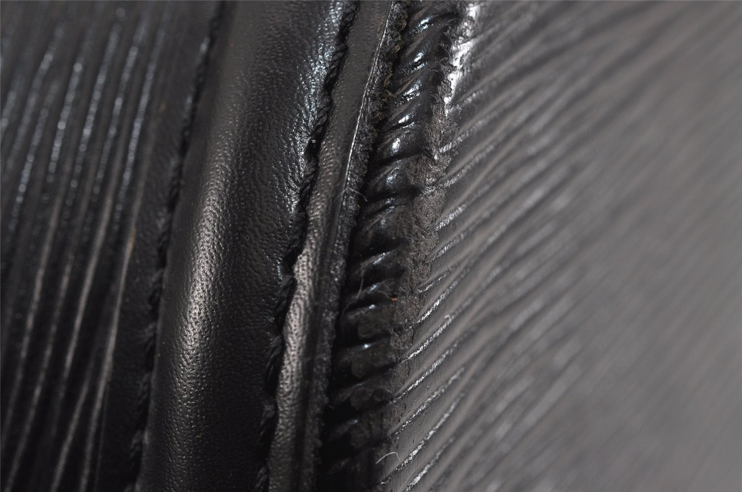 Auth Louis Vuitton Epi Saint Jacques Shopping Shoulder Bag Black M52262 LV 2288J