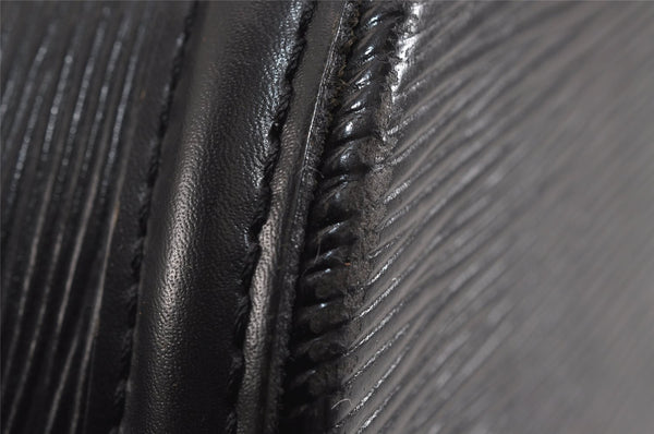 Auth Louis Vuitton Epi Saint Jacques Shopping Shoulder Bag Black M52262 LV 2288J