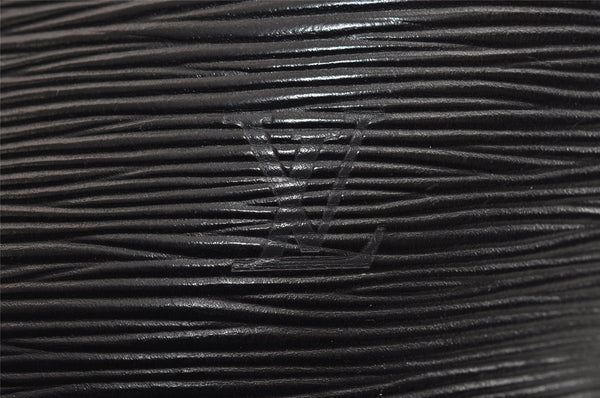 Auth Louis Vuitton Epi Saint Jacques Shopping Shoulder Bag Black M52262 LV 2288J