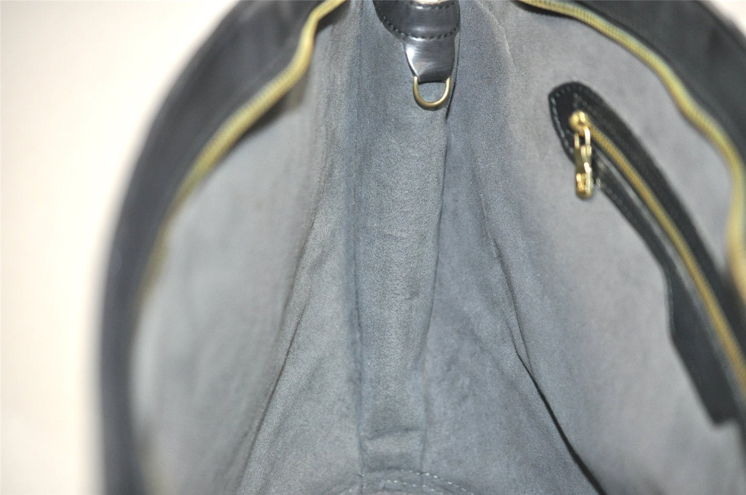 Auth Louis Vuitton Epi Saint Jacques Shopping Shoulder Bag Black M52262 LV 2288J