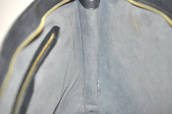 Auth Louis Vuitton Epi Saint Jacques Shopping Shoulder Bag Black M52262 LV 2288J