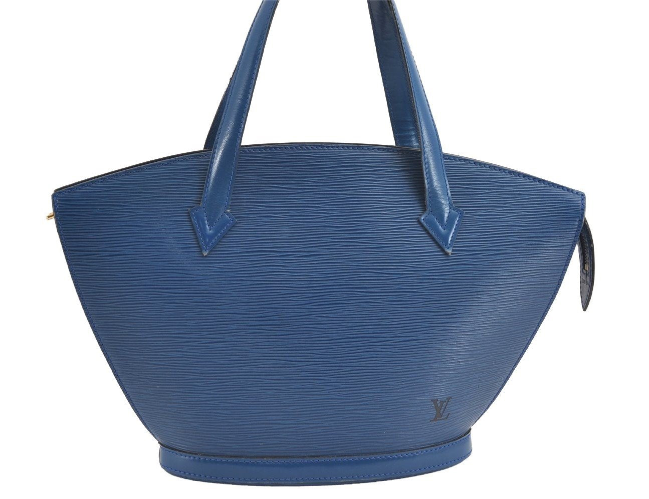Authentic Louis Vuitton Epi Saint Jacques Hand Bag Blue M52275 LV 2290J