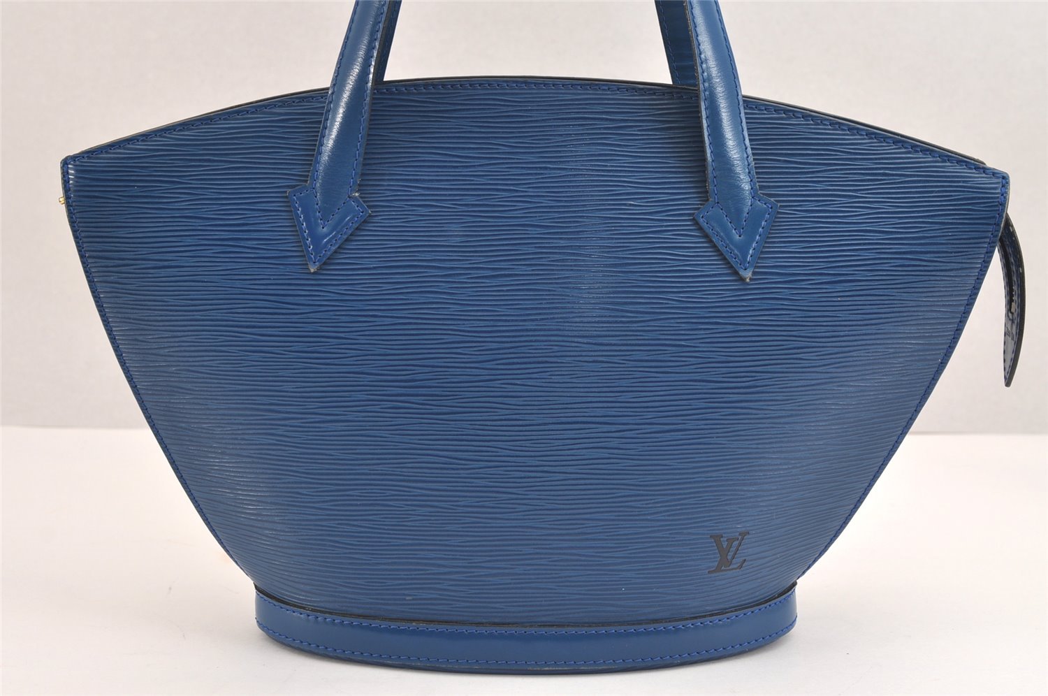 Authentic Louis Vuitton Epi Saint Jacques Hand Bag Blue M52275 LV 2290J