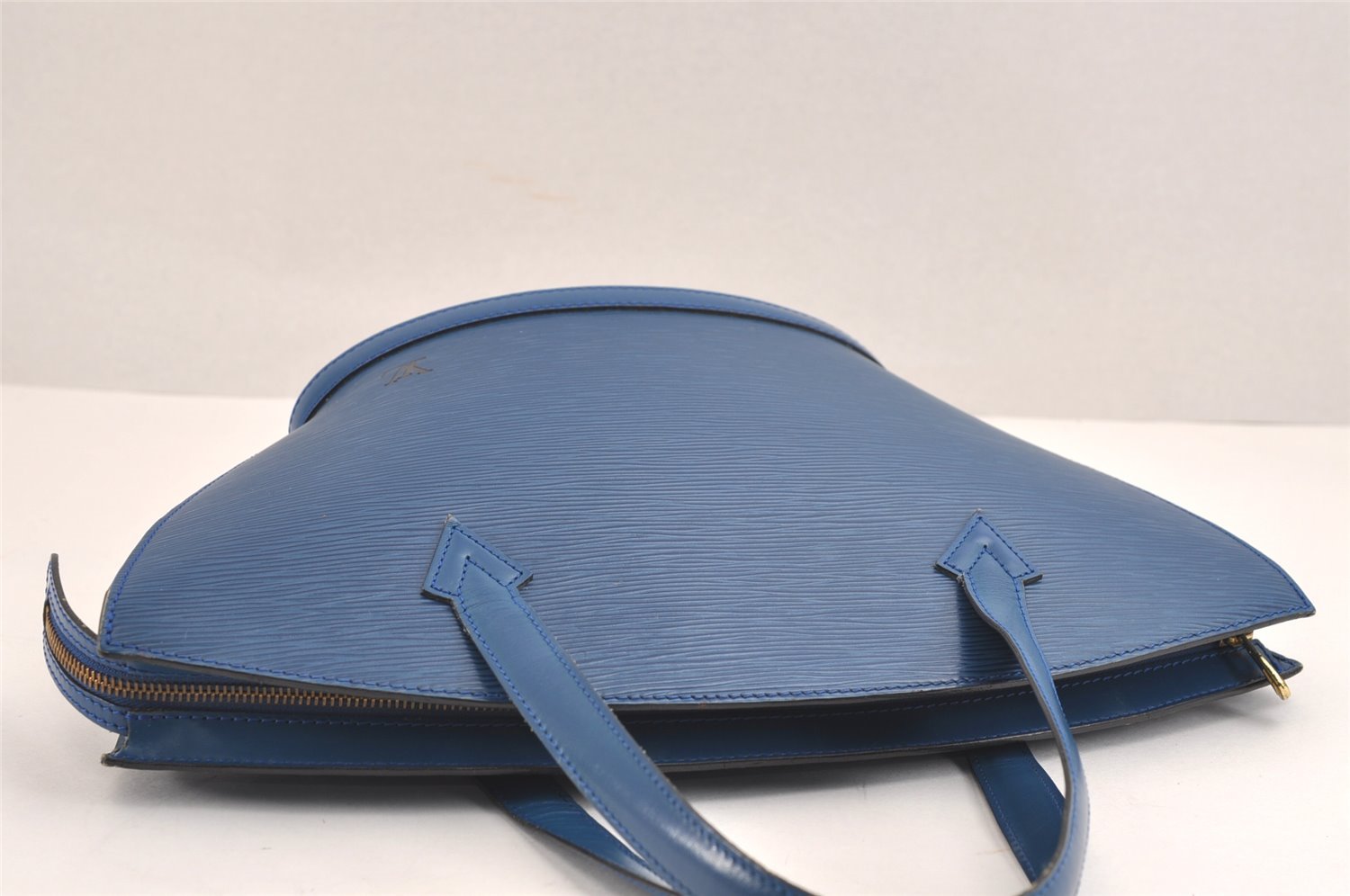 Authentic Louis Vuitton Epi Saint Jacques Hand Bag Blue M52275 LV 2290J