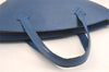 Authentic Louis Vuitton Epi Saint Jacques Hand Bag Blue M52275 LV 2290J