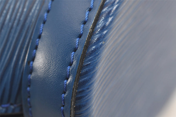 Authentic Louis Vuitton Epi Saint Jacques Hand Bag Blue M52275 LV 2290J