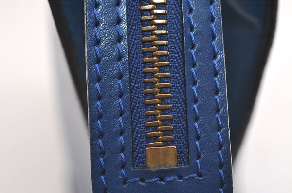 Authentic Louis Vuitton Epi Saint Jacques Hand Bag Blue M52275 LV 2290J