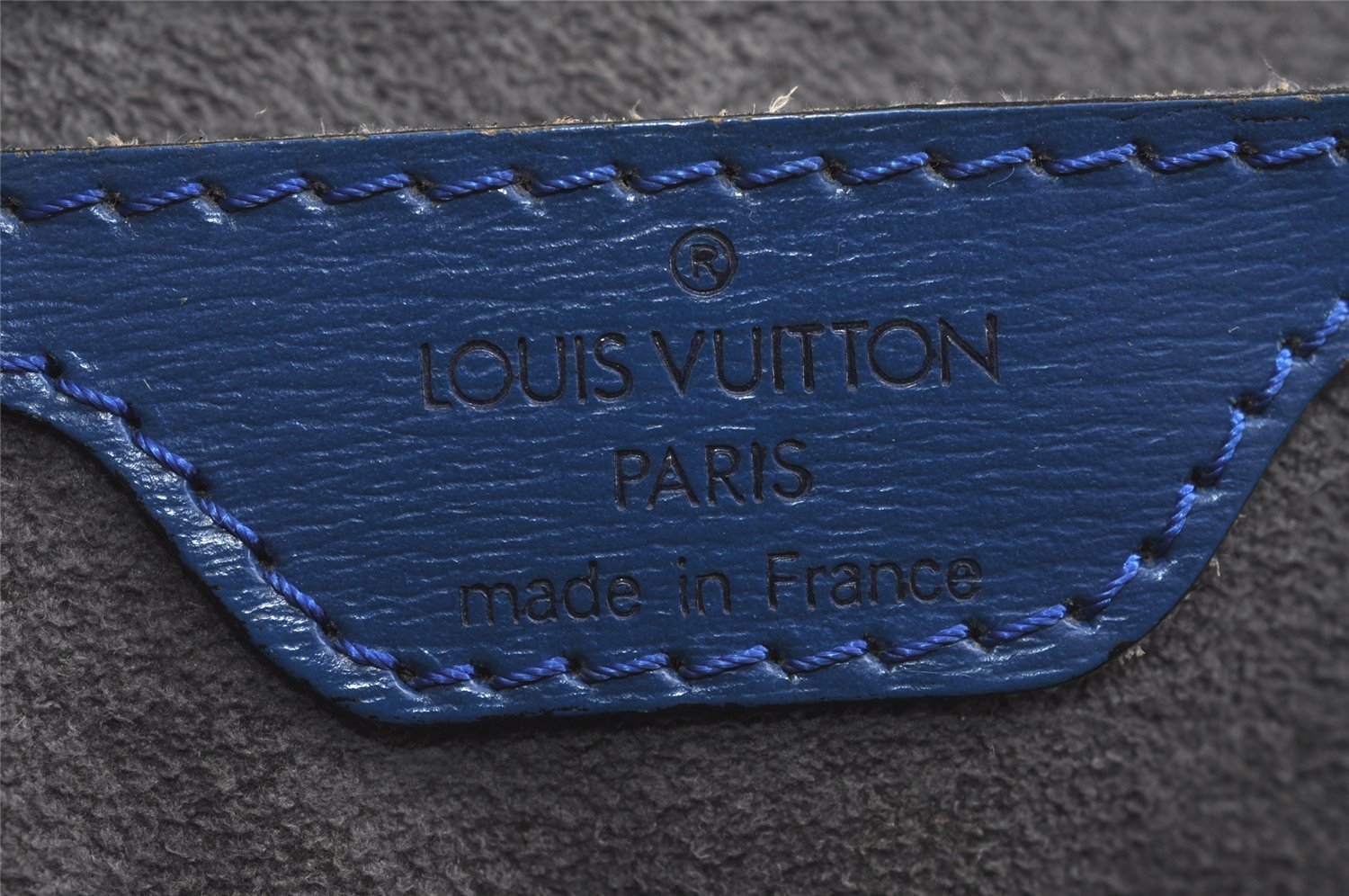 Authentic Louis Vuitton Epi Saint Jacques Hand Bag Blue M52275 LV 2290J