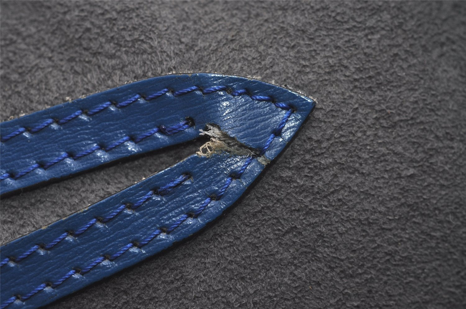 Authentic Louis Vuitton Epi Saint Jacques Hand Bag Blue M52275 LV 2290J