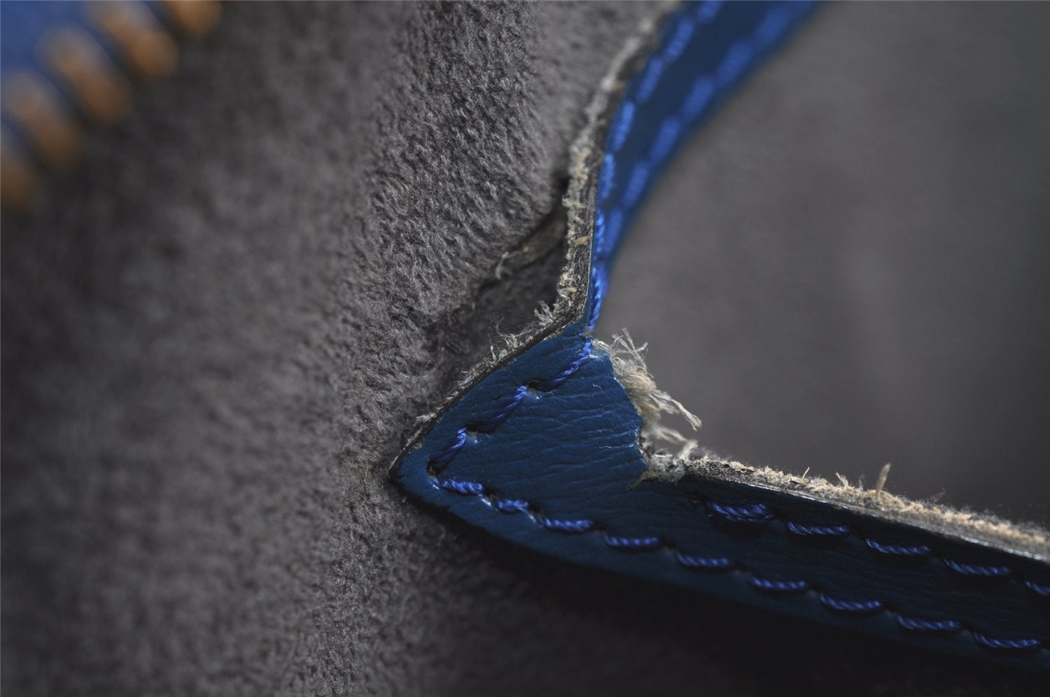 Authentic Louis Vuitton Epi Saint Jacques Hand Bag Blue M52275 LV 2290J