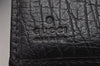 Authentic GUCCI Sherry Line Horsebit Wallet GG Canvas Leather 138029 Black 2291I