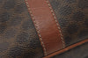 Authentic CELINE Macadam Blason Pattern Hand Bag PVC Leather Brown 2292I