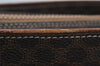 Authentic CELINE Macadam Blason Pattern Hand Bag PVC Leather Brown 2292I