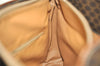 Authentic CELINE Macadam Blason Pattern Hand Bag PVC Leather Brown 2292I