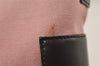Authentic GUCCI Vintage Shoulder Hand Bag Purse Canvas Leather 77112 Pink 2294I