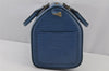 Authentic Louis Vuitton Epi Speedy 25 Hand Boston Bag Blue M43015 LV Junk 2295J