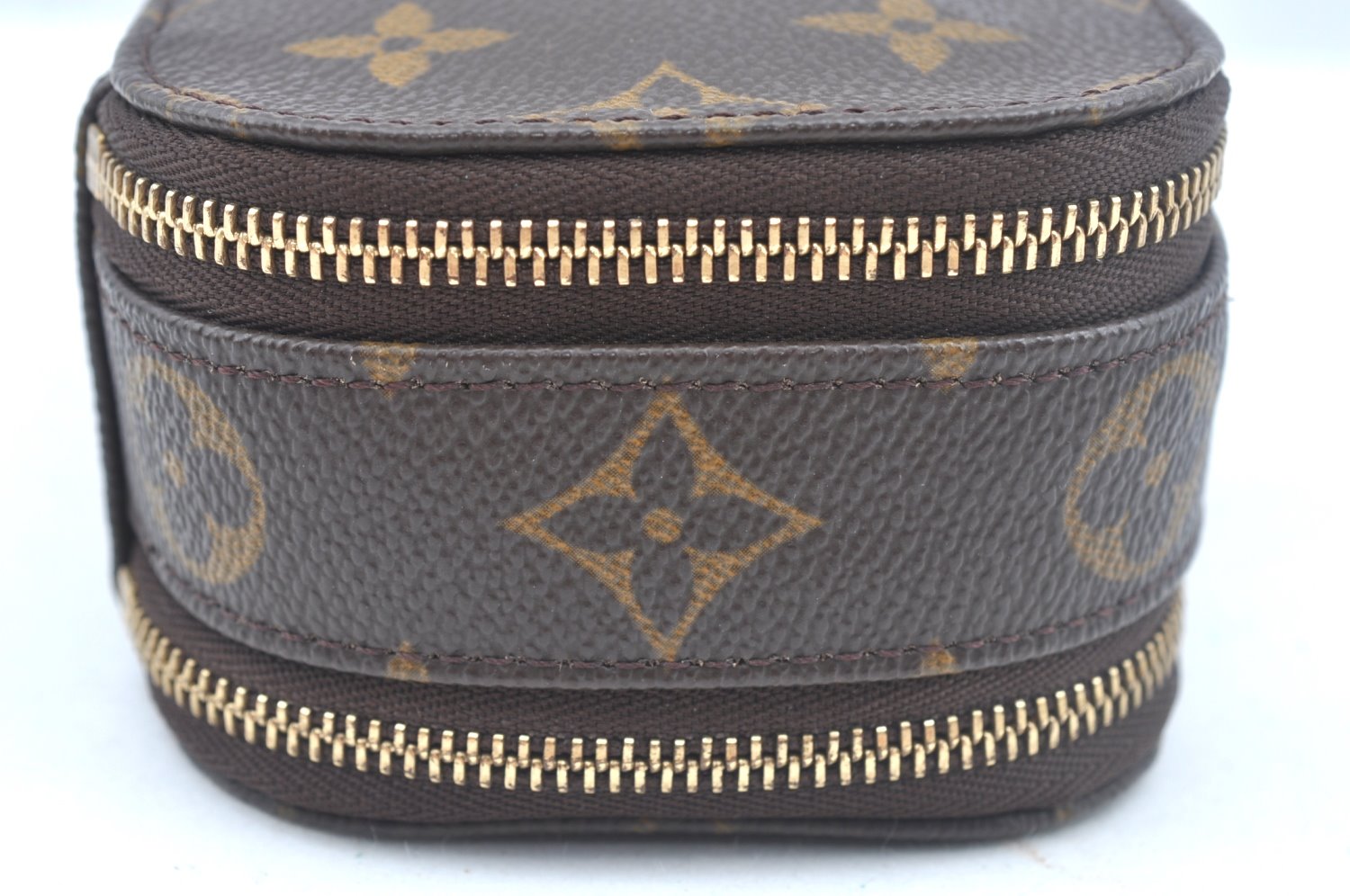 Authentic Louis Vuitton Monogram Trousse Blush PM Cosmetic Pouch M47510 LV 2297J