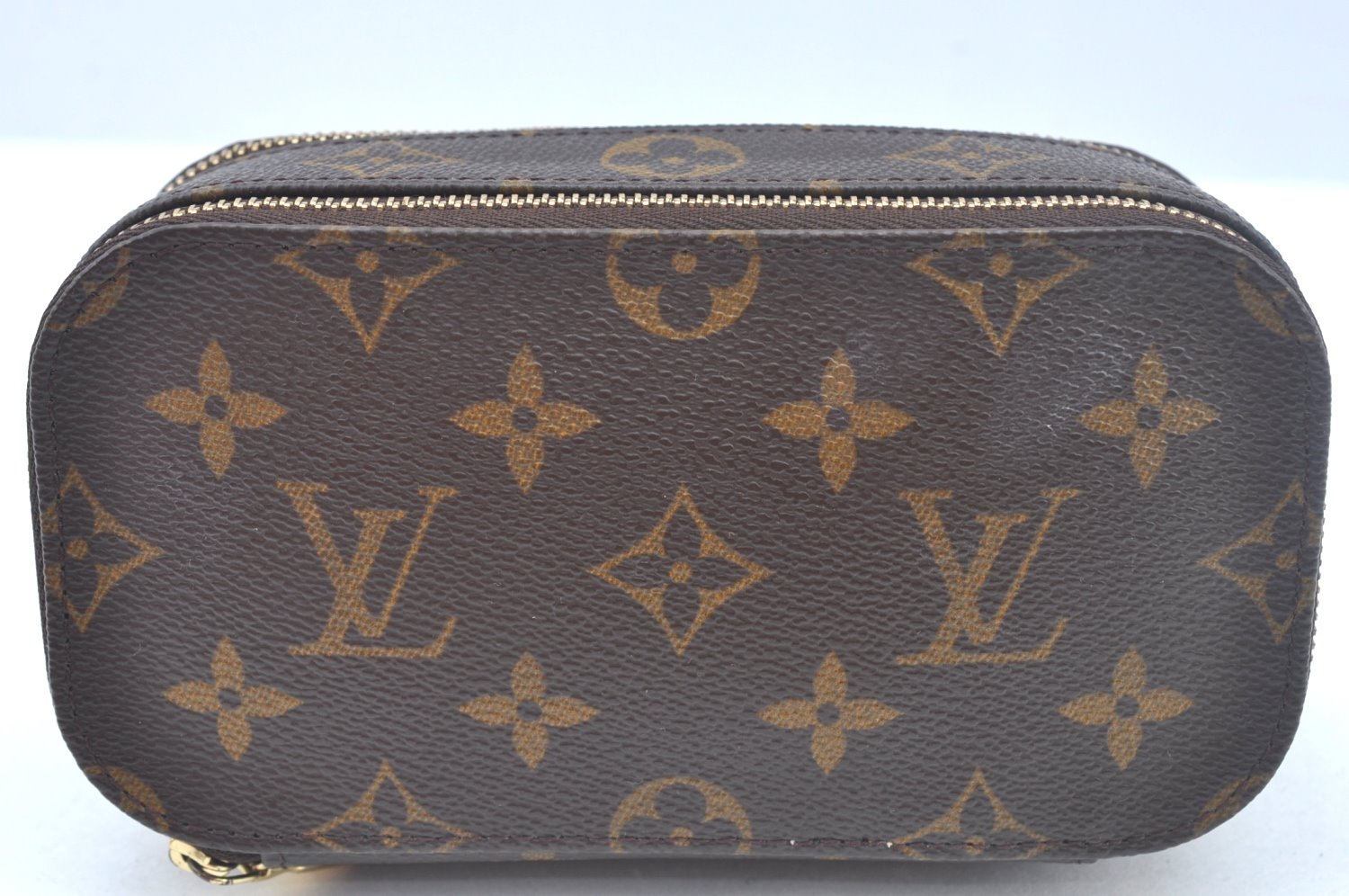 Authentic Louis Vuitton Monogram Trousse Blush PM Cosmetic Pouch M47510 LV 2297J