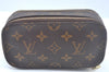 Authentic Louis Vuitton Monogram Trousse Blush PM Cosmetic Pouch M47510 LV 2297J