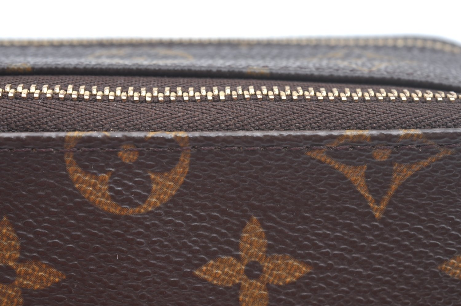 Authentic Louis Vuitton Monogram Trousse Blush PM Cosmetic Pouch M47510 LV 2297J