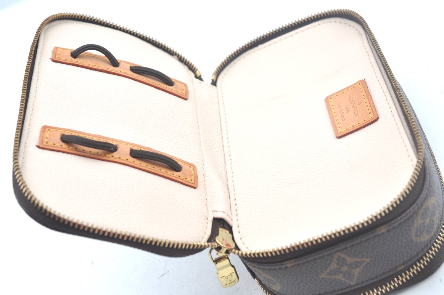 Authentic Louis Vuitton Monogram Trousse Blush PM Cosmetic Pouch M47510 LV 2297J