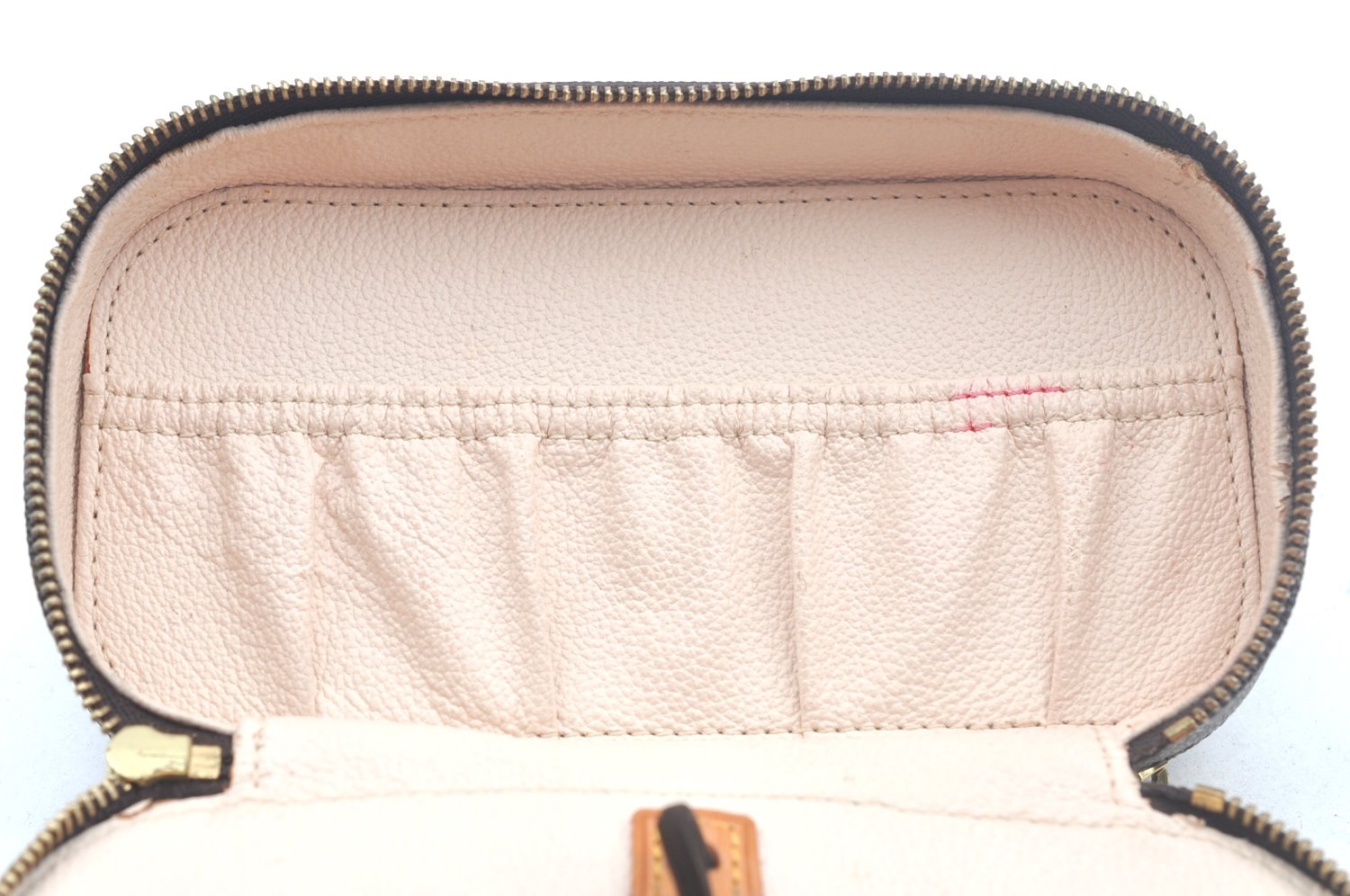 Authentic Louis Vuitton Monogram Trousse Blush PM Cosmetic Pouch M47510 LV 2297J