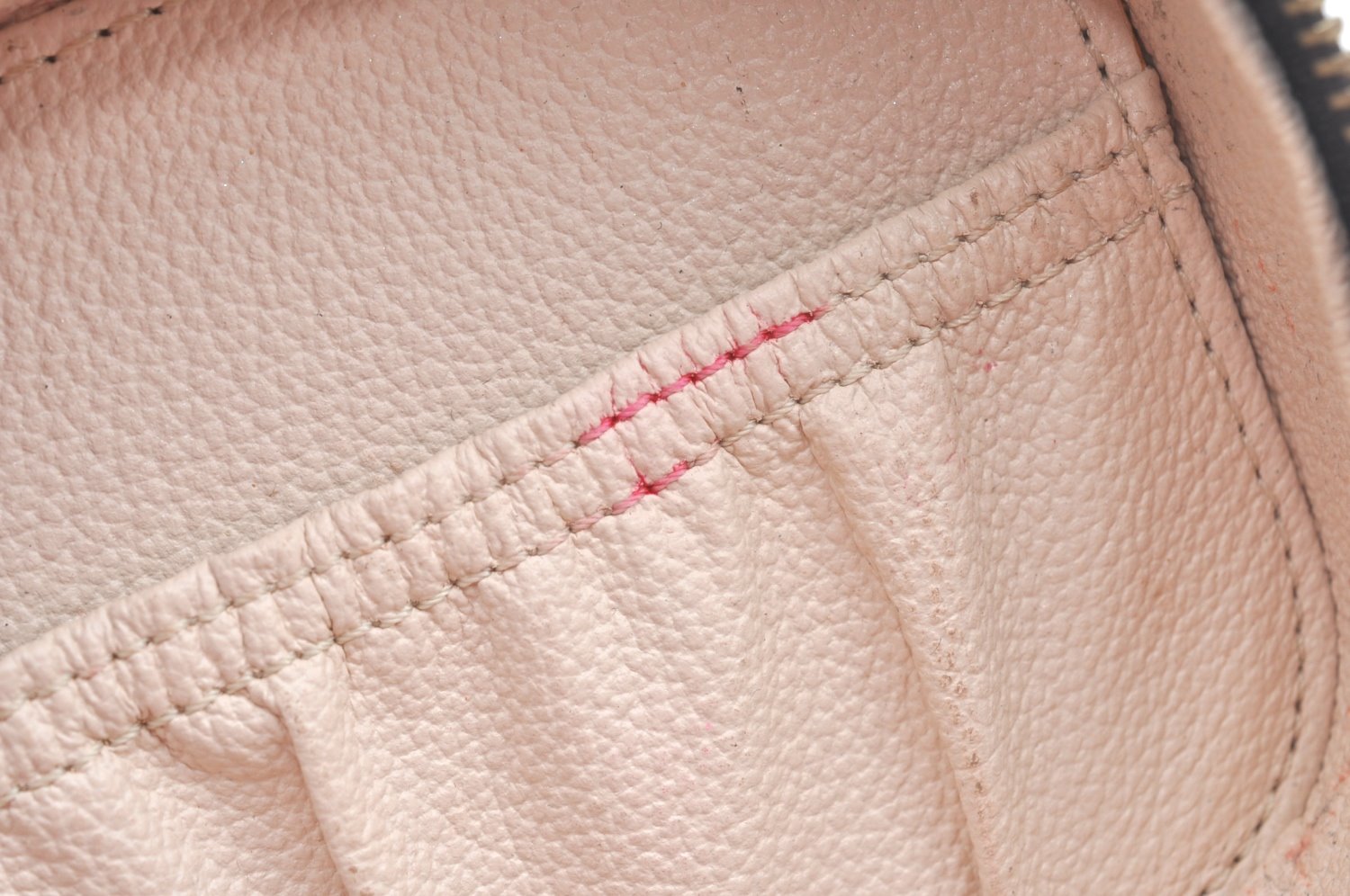 Authentic Louis Vuitton Monogram Trousse Blush PM Cosmetic Pouch M47510 LV 2297J