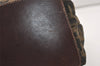 Authentic FENDI Zucca Vintage Hand Tote Bag Canvas Leather Brown 2298J