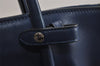 Authentic PRADA Vintage Leather Nappa 2Way Shoulder Tote Bag BN2762 Blue 2302J