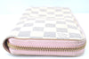 Authentic Louis Vuitton Damier Azur Zippy Wallet Long Purse Pink N63503 LV 2303I