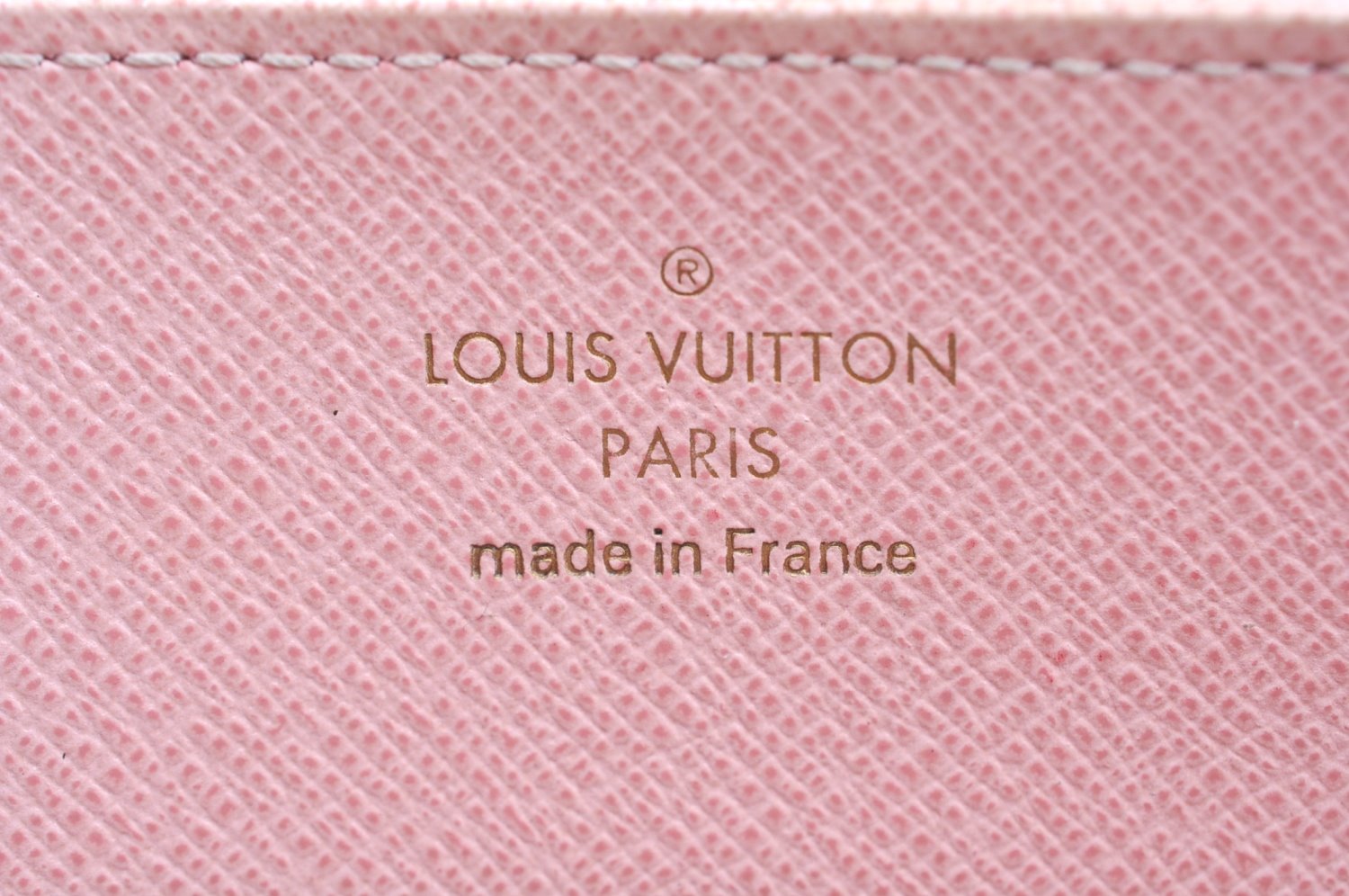 Authentic Louis Vuitton Damier Azur Zippy Wallet Long Purse Pink N63503 LV 2303I