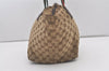Authentic GUCCI Web Sherry Line Tote Bag GG Canvas Leather 131230 Brown 2303J