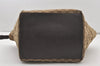 Authentic GUCCI Web Sherry Line Tote Bag GG Canvas Leather 131230 Brown 2303J