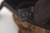 Authentic GUCCI Web Sherry Line Tote Bag GG Canvas Leather 131230 Brown 2303J