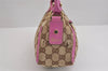Authentic GUCCI Abbey Shoulder Hand Bag GG Canvas Leather 130939 Brown 2304J
