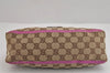Authentic GUCCI Abbey Shoulder Hand Bag GG Canvas Leather 130939 Brown 2304J