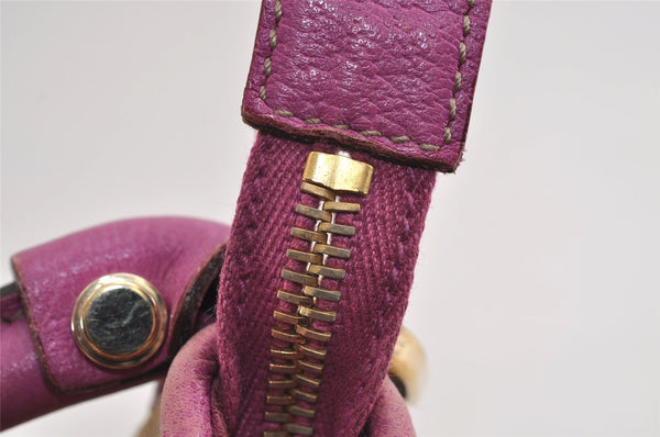 Authentic GUCCI Abbey Shoulder Hand Bag GG Canvas Leather 130939 Brown 2304J