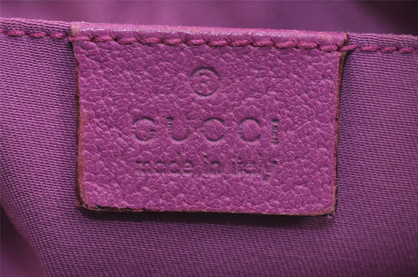 Authentic GUCCI Abbey Shoulder Hand Bag GG Canvas Leather 130939 Brown 2304J