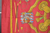 Authentic HERMES Carre 90 Scarf "LES TAMBOURS" Silk Red 2305I