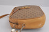Authentic GUCCI Micro GG PVC Leather Shoulder Cross Body Bag Purse Brown 2305J