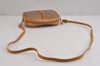 Authentic GUCCI Micro GG PVC Leather Shoulder Cross Body Bag Purse Brown 2305J