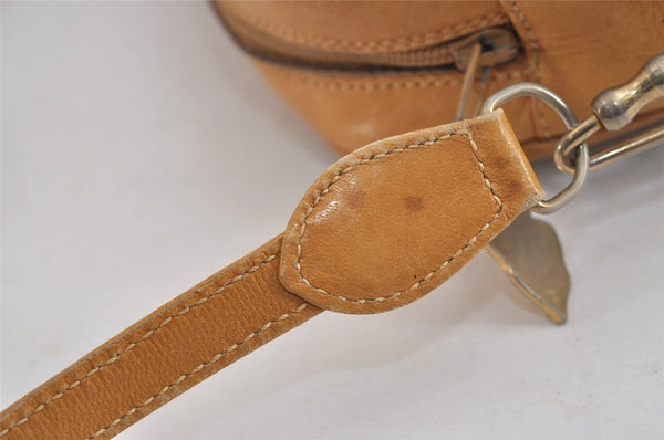 Authentic GUCCI Micro GG PVC Leather Shoulder Cross Body Bag Purse Brown 2305J