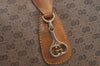 Authentic GUCCI Micro GG PVC Leather Shoulder Cross Body Bag Purse Brown 2305J