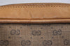 Authentic GUCCI Micro GG PVC Leather Shoulder Cross Body Bag Purse Brown 2305J
