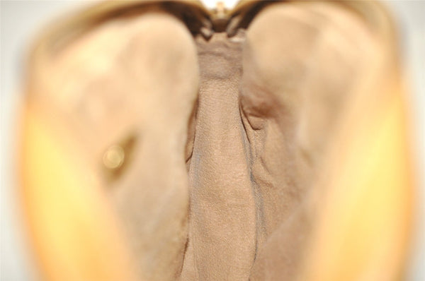 Authentic GUCCI Micro GG PVC Leather Shoulder Cross Body Bag Purse Brown 2305J