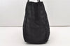 Authentic CHANEL New Travel Line Shoulder Tote Bag Nylon Leather Black 2308J