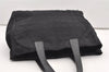 Authentic CHANEL New Travel Line Shoulder Tote Bag Nylon Leather Black 2308J