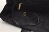 Authentic CHANEL New Travel Line Shoulder Tote Bag Nylon Leather Black 2308J